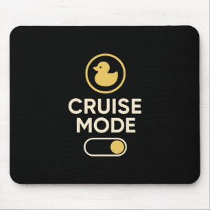 Cruise Mode Eend Toggle Retro Vakantie Sfeer Muismat