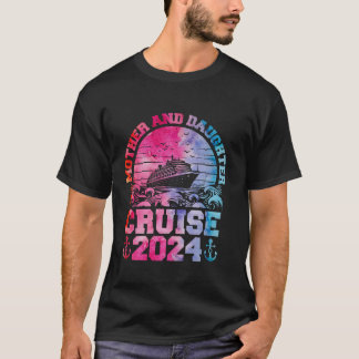Cruise Moeder Dochter Trip 2024 Grappige Moeder Do T-shirt