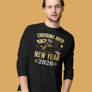 Cruise naar het New Year Gold Ship T-shirt
