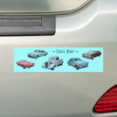 CRUISE NACHT-bumpersticker Bumpersticker (Op auto)