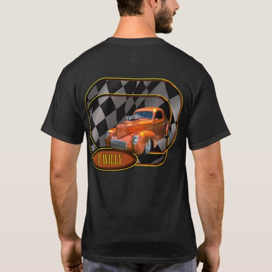 Cruise Nights USA/41 Willys T-shirt (Achterkant)