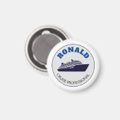 Cruise Professional Magnet Name Gift  Magneet (Voorkant / Achterkant)
