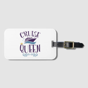 Cruise Queen Cute Cruising Women Bagagelabel