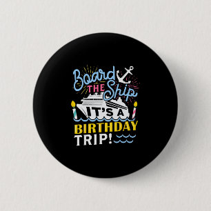 Cruise Reis Vakantie Cadeau - Mannen Vrouwen Verja Ronde Button 5,7 Cm