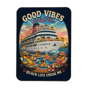 Cruise Rubber Eend - Kwak leven koos mij Magneet