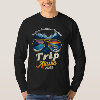 Cruise samen Alaska 2025 Reis Familiecruise Al T-shirt