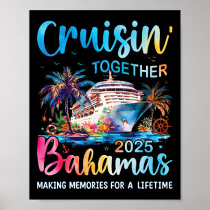 Cruise samen Bahama's 2025 Familiecruise Bahama Poster