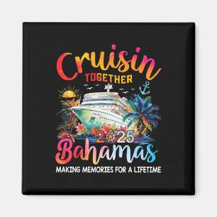 Cruise samen Bahamas 2025 Shirt Family Cruise Magneet