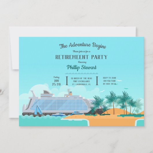 Cruise Ship Adventure Kaart (Voorkant)