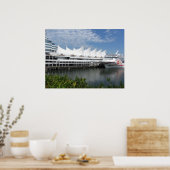 Cruise Ship in Vancouver, B.C. Canada Poster (Keuken)