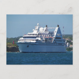 Cruise Ship Leaving Mahon Briefkaart