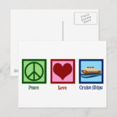 Cruise Ship Peace Love Cruises Briefkaart (Voorkant / Achterkant)