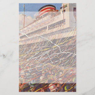  cruise Ship Vacation; Bon Voyage Party! Briefpapier