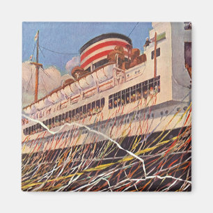  cruise Ship Vacation; Bon Voyage Party! Magneet