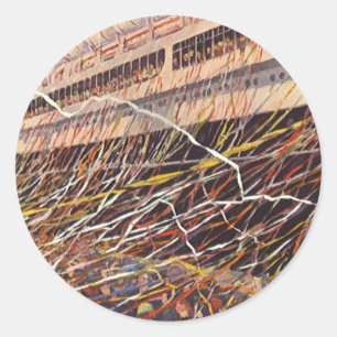  cruise Ship Vacation; Bon Voyage Party! Ronde Sticker