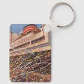  cruise Ship Vacation; Bon Voyage Party! Sleutelhanger (Achterkant)