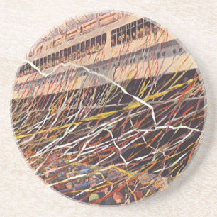 cruise Ship Vacation; Bon Voyage Party! Zandsteen Onderzetter