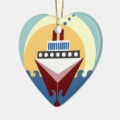 Cruise Ship Wedding Personalized Ornament Favor (Links)