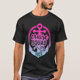 Cruise Squad 2022 Matching Family Group met Ancho T-shirt