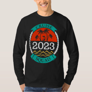 Cruise Squad 2023 Family Matching Beach Mannen Wom T-shirt