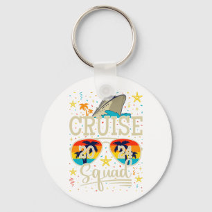Cruise Squad 2024 Cruise Vakantie Cirkel Sleutelhanger