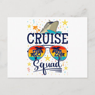 Cruise Squad 2024 Cruisevakantie Briefkaart