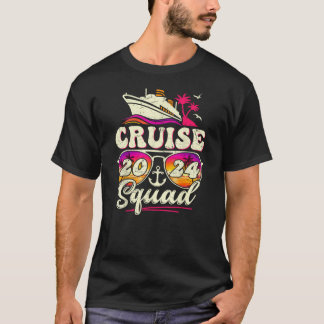 Cruise Squad 2024 Familie Vakantie Matching Famili T-shirt