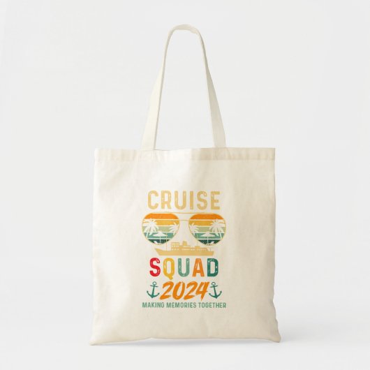 Cruise Squad 2024 Familie Vakantie Matching Groep  Tote Bag (Voorkant)