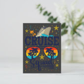 Cruise Squad 2024 Vaarvakantie Briefkaart (Staand voorkant)