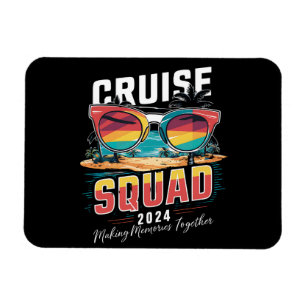 Cruise Squad 2024 Zomer Vakantie Matching Familie  Magneet