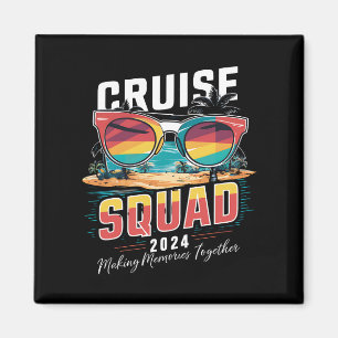 Cruise Squad 2024 Zomer Vakantie Matching Familie  Magneet