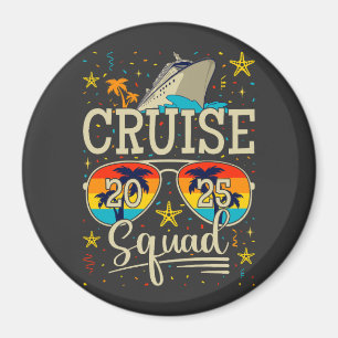 Cruise Squad 2025 Cruising Vakantie Cirkel Magneet