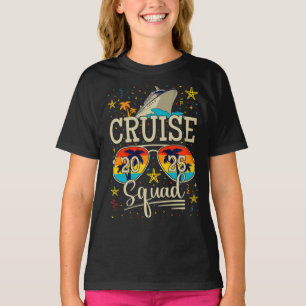 Cruise Squad 2025 Cruising Vakantie Meisje T-shirt