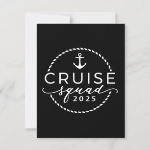 Cruise Squad 2025 Familie Matching Outfit Zomer Feestdagenkaart