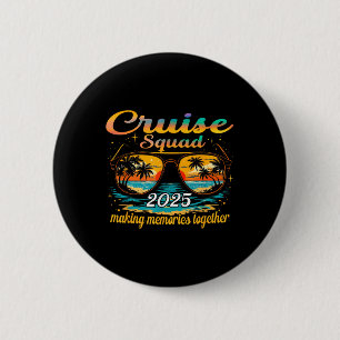 Cruise Squad 2025 Familiegroep Matching Summer Vac Ronde Button 5,7 Cm
