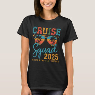 Cruise Squad 2025 Familiegroep Matching Summer Vac T-shirt