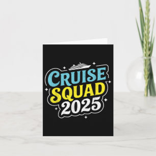 Cruise Squad 2025 Matching Familiegroep Zomer Vac Kaart