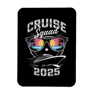 Cruise Squad 2025 Zomer Vakantie Matching Familie  Magneet
