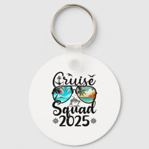 Cruise Squad 2025 Zomer Vakantie Matching Familie Sleutelhanger