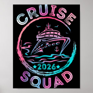 Cruise squad 2026 cruise hawaii zomer vakantie poster