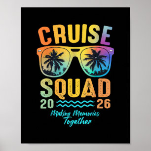 Cruise Squad 2026 Familie Cruise Vakantie Reis Gro Poster
