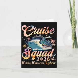 Cruise Squad 2026 Familie Groep Matching Zomer Kaart