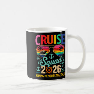 Cruise Squad 2026 Familie Groepsmatching Zomer Vak Koffiemok