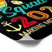 Cruise Squad 2026 Family Group Matching Summer Vac Poster (Hoek)