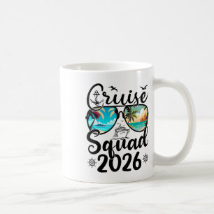 Cruise Squad 2026 Zomer Vakantie Familie Matching Koffiemok