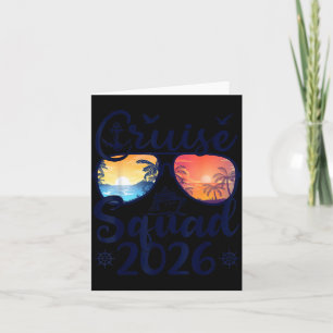 Cruise Squad 2026 Zomer Vakantie Matching Familie Kaart