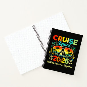 Cruise Squad 2026 Zomer Vakantie Notitieboek