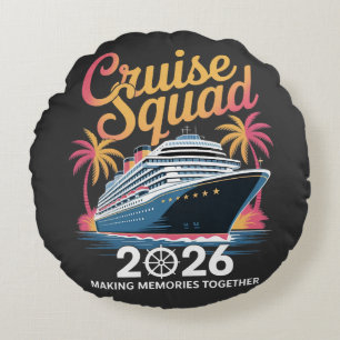 Cruise Squad 2026 Zomer Vakantie Rond Kussen