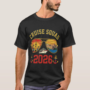 Cruise Squad Cartagena Vakantietrip 2026 T-shirt