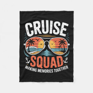 Cruise Squad Familie Groep Matching Zomer Cruise V Fleece Deken
